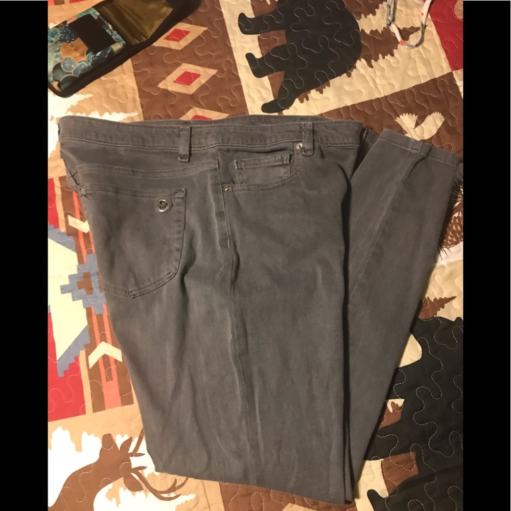M Kors gray jeans stretch 14